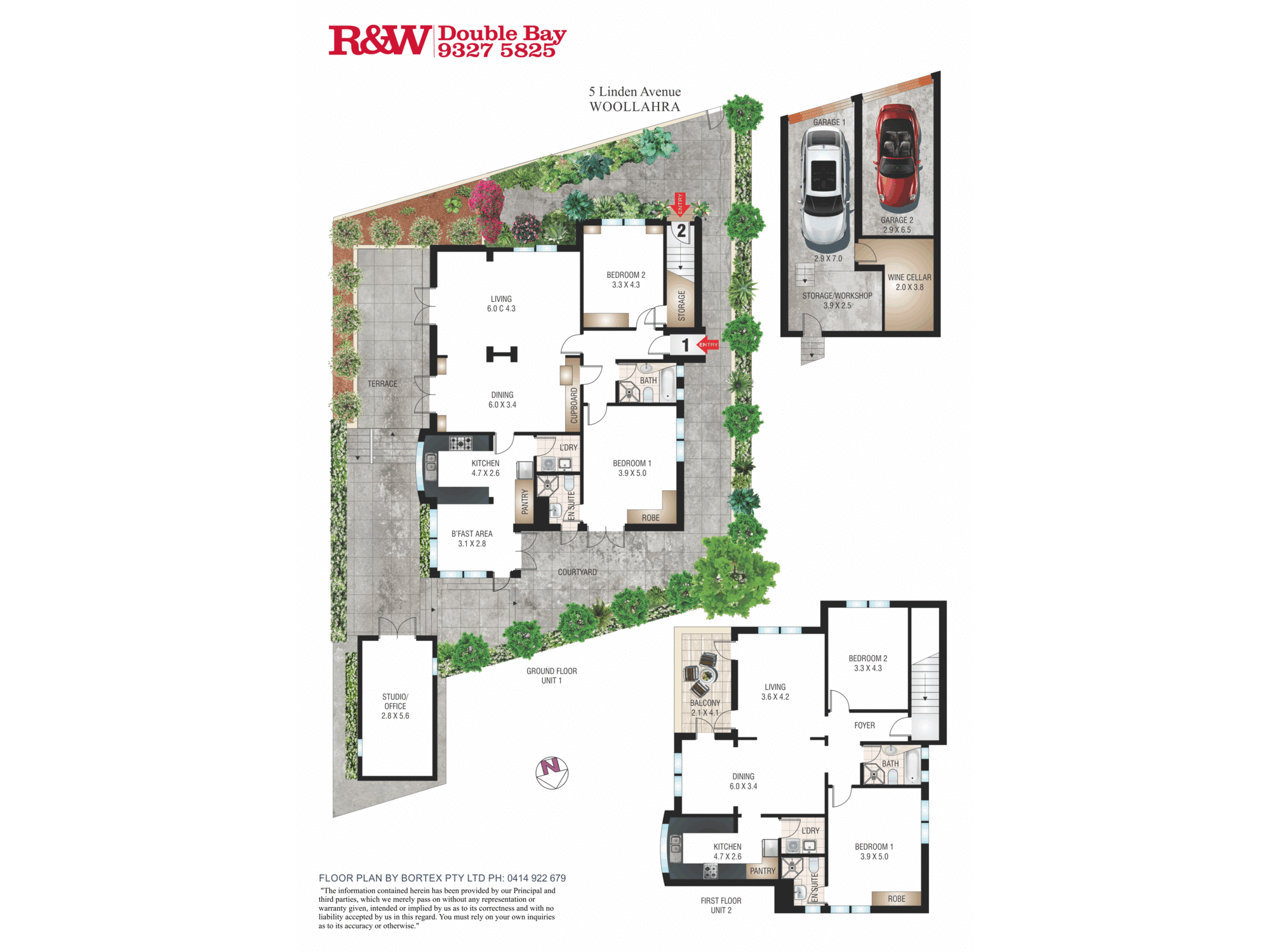 Units 1 & 2/5 Linden Avenue Woollahra