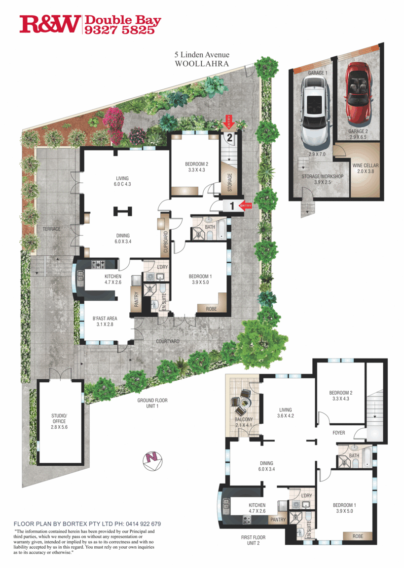 Units 1 & 2/5 Linden Avenue Woollahra