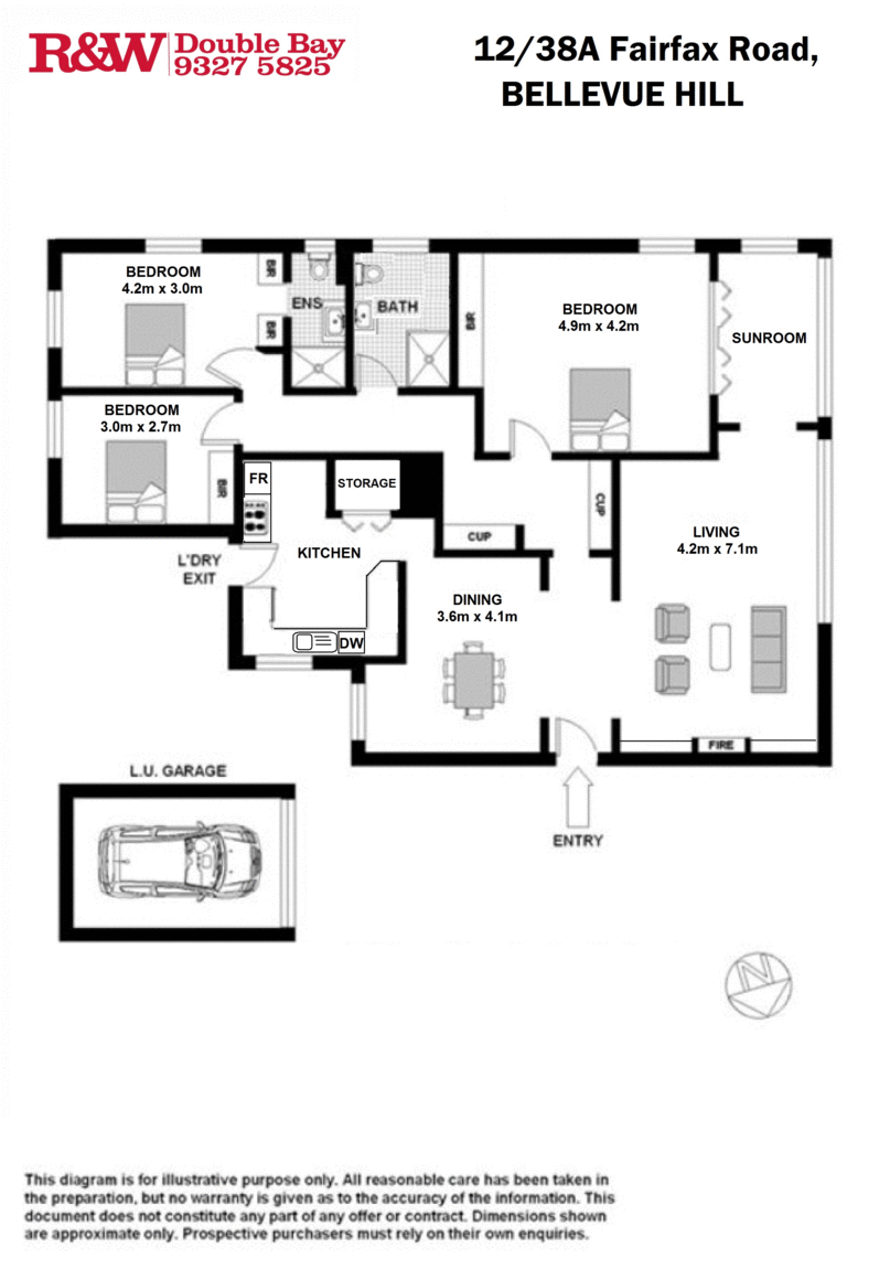 12/38A  Fairfax Road Bellevue Hill