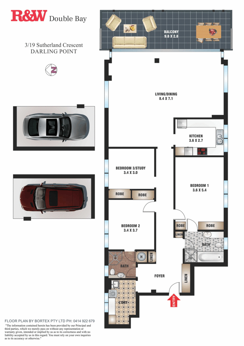 3/19 Sutherland Crescent Darling Point