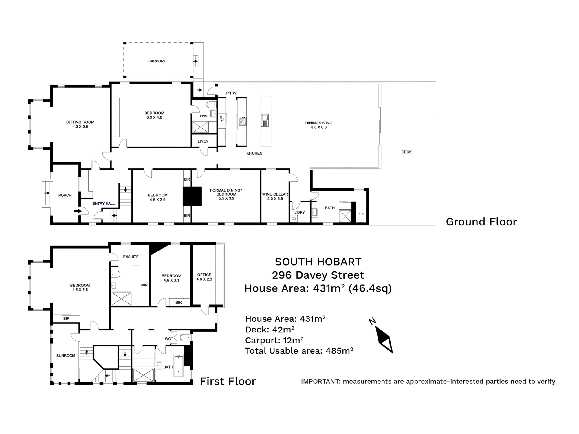 296 Davey Street South Hobart 296 Davey Street South Hobart