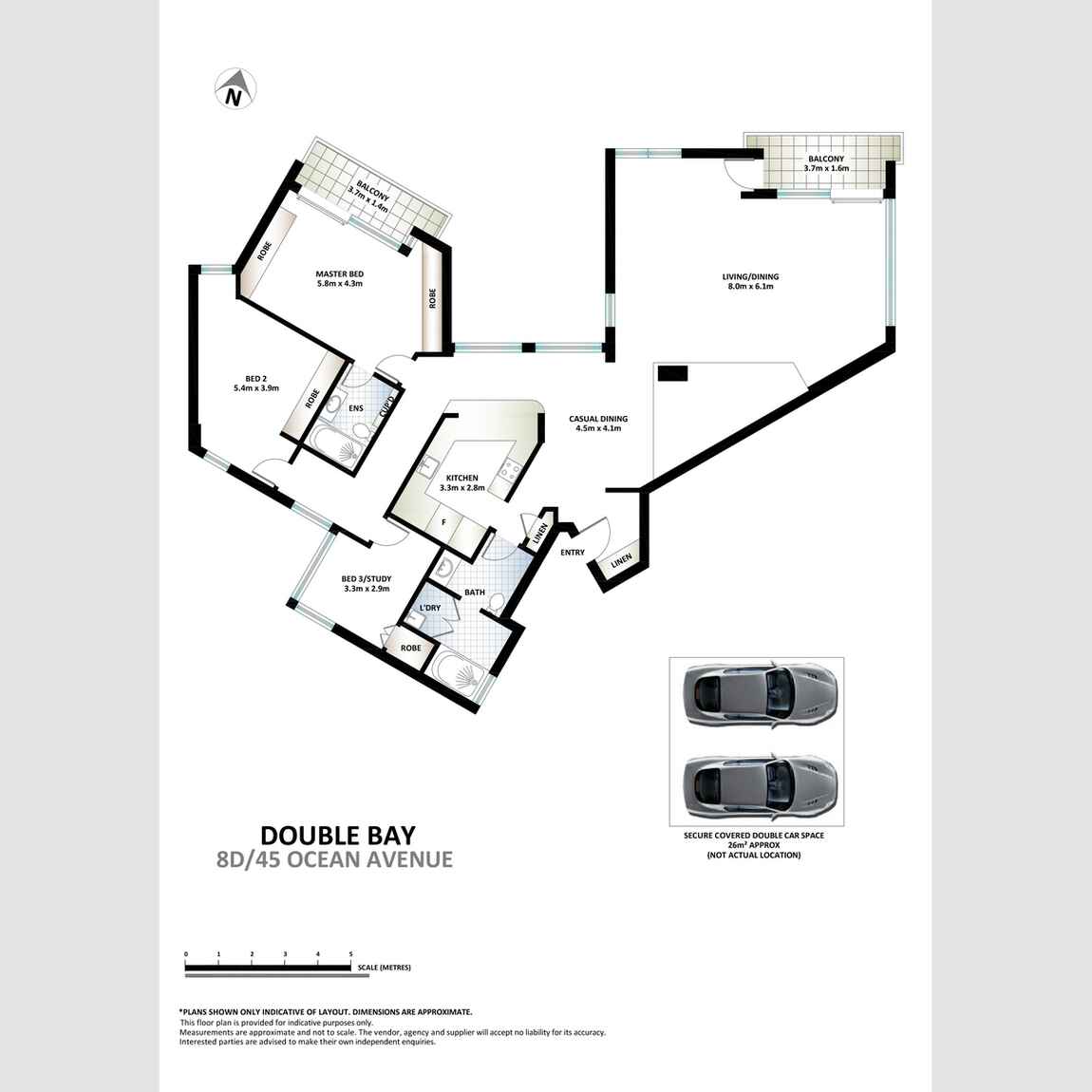 8d/45 Ocean Avenue Double Bay