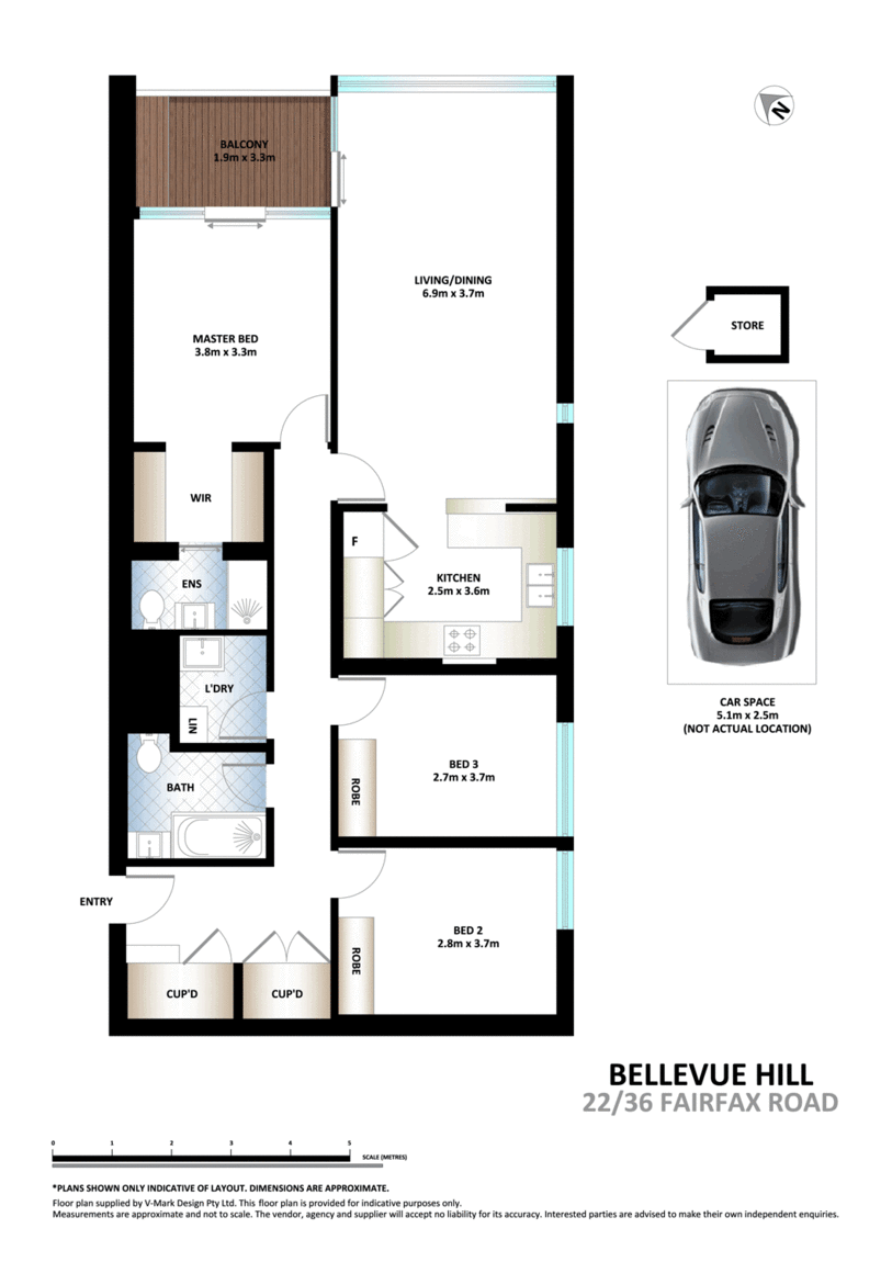 22/36 Fairfax Road  Bellevue Hill