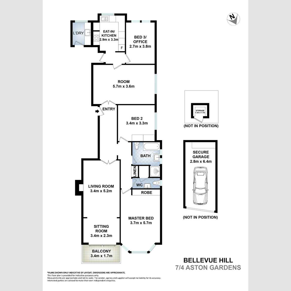 7/4 Aston Gardens Bellevue Hill