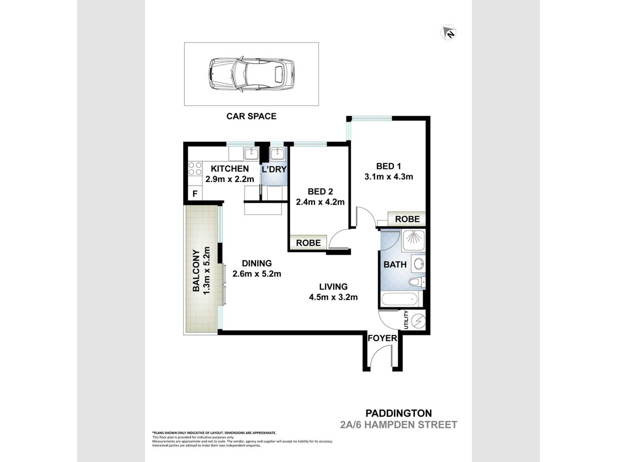 2A/6 Hampden Street Paddington