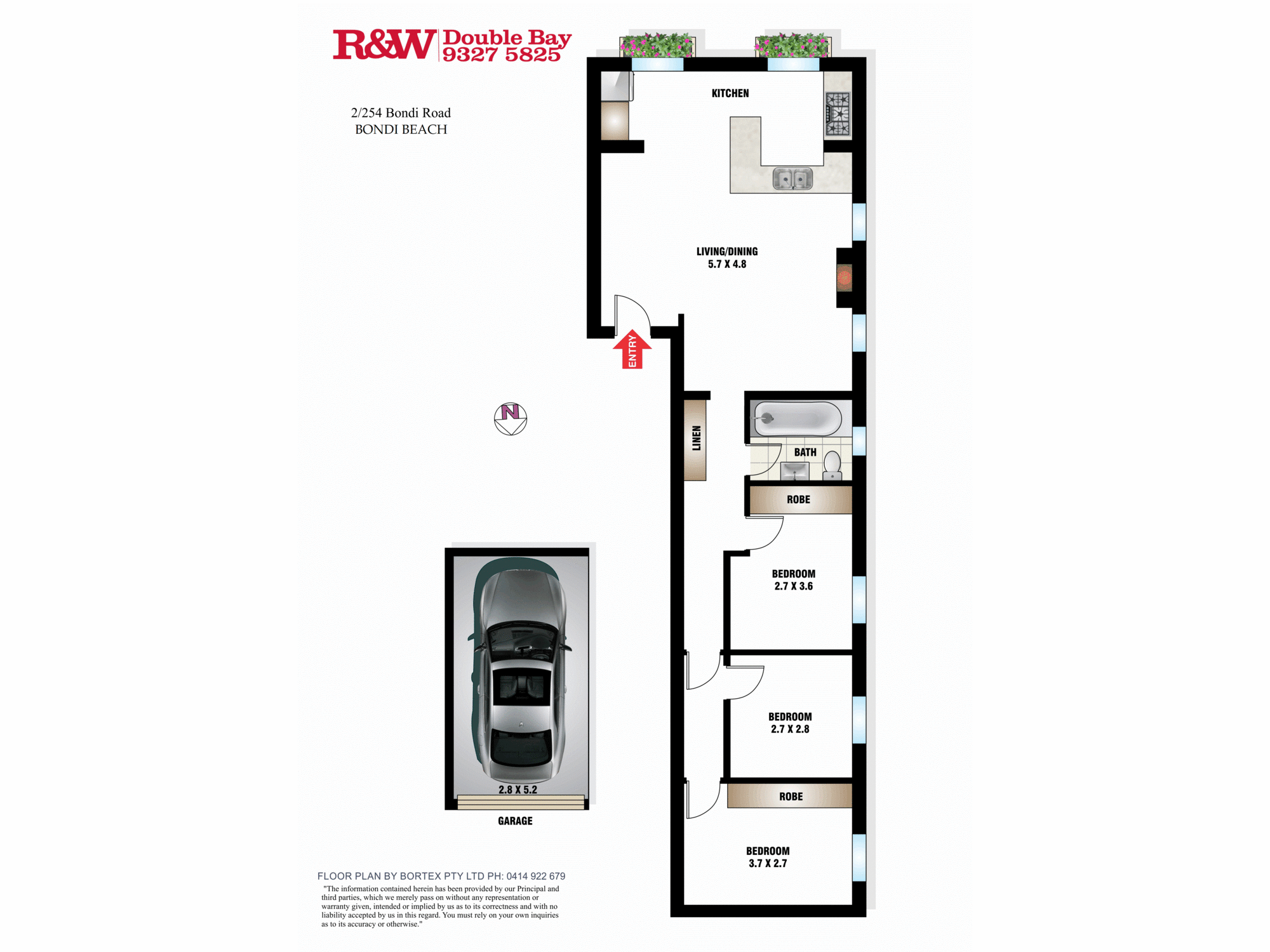 2/254 Bondi Road Bondi Beach